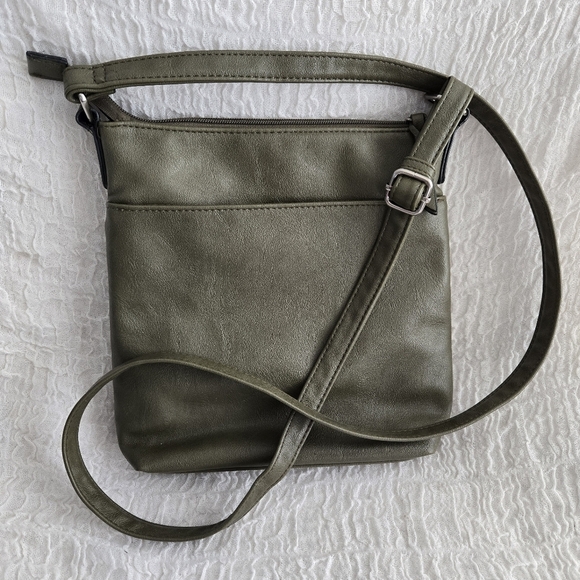 INC International Concepts Riverton‎ Crossbody Olive Green Bohemian Casual bag - Picture 12 of 16